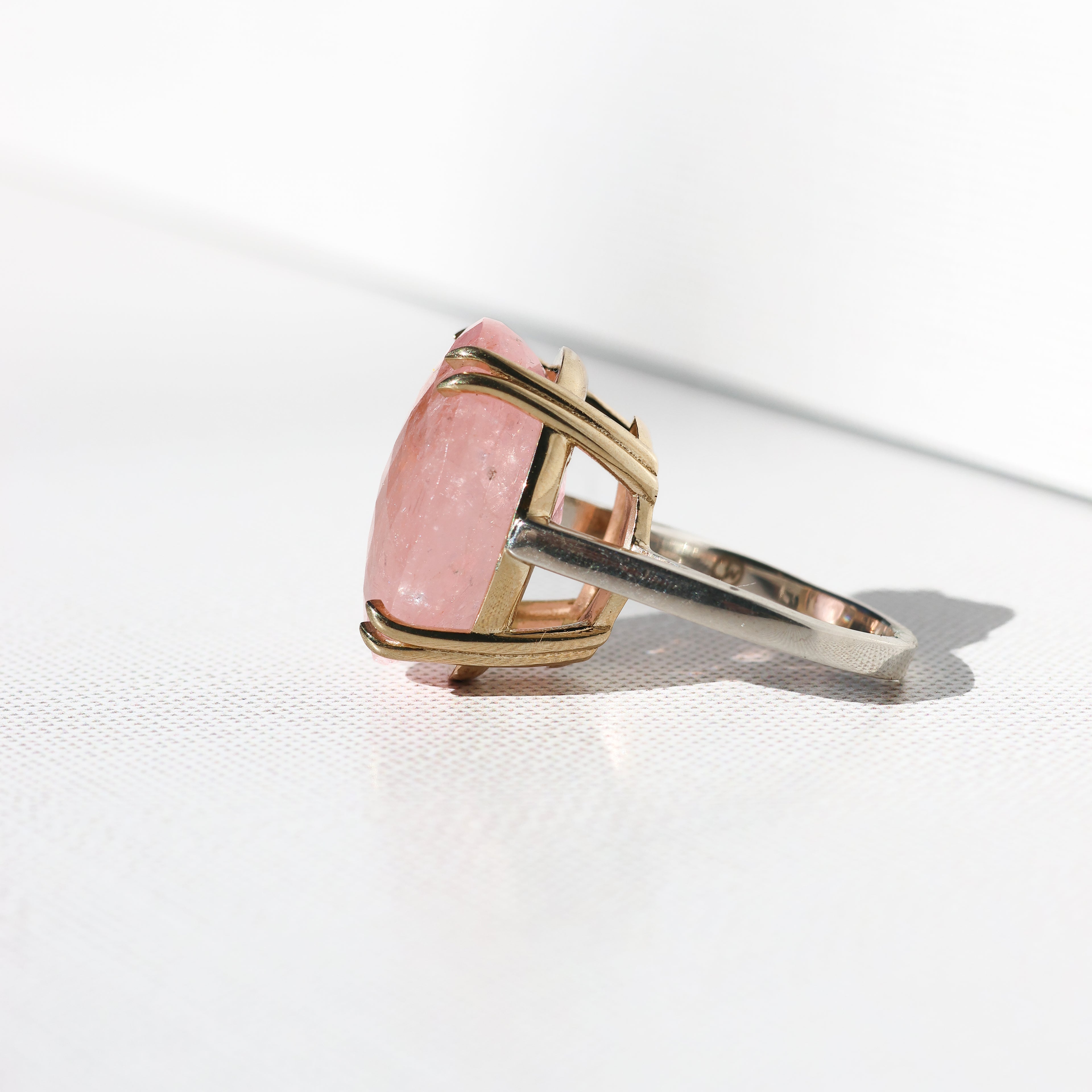 Morganite Power Ring