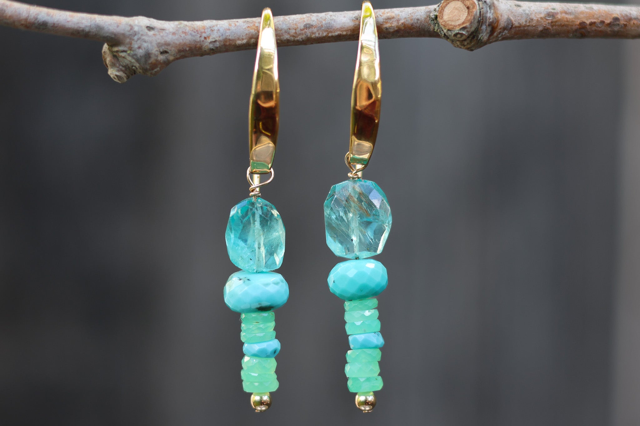 Blue Wave Earrings