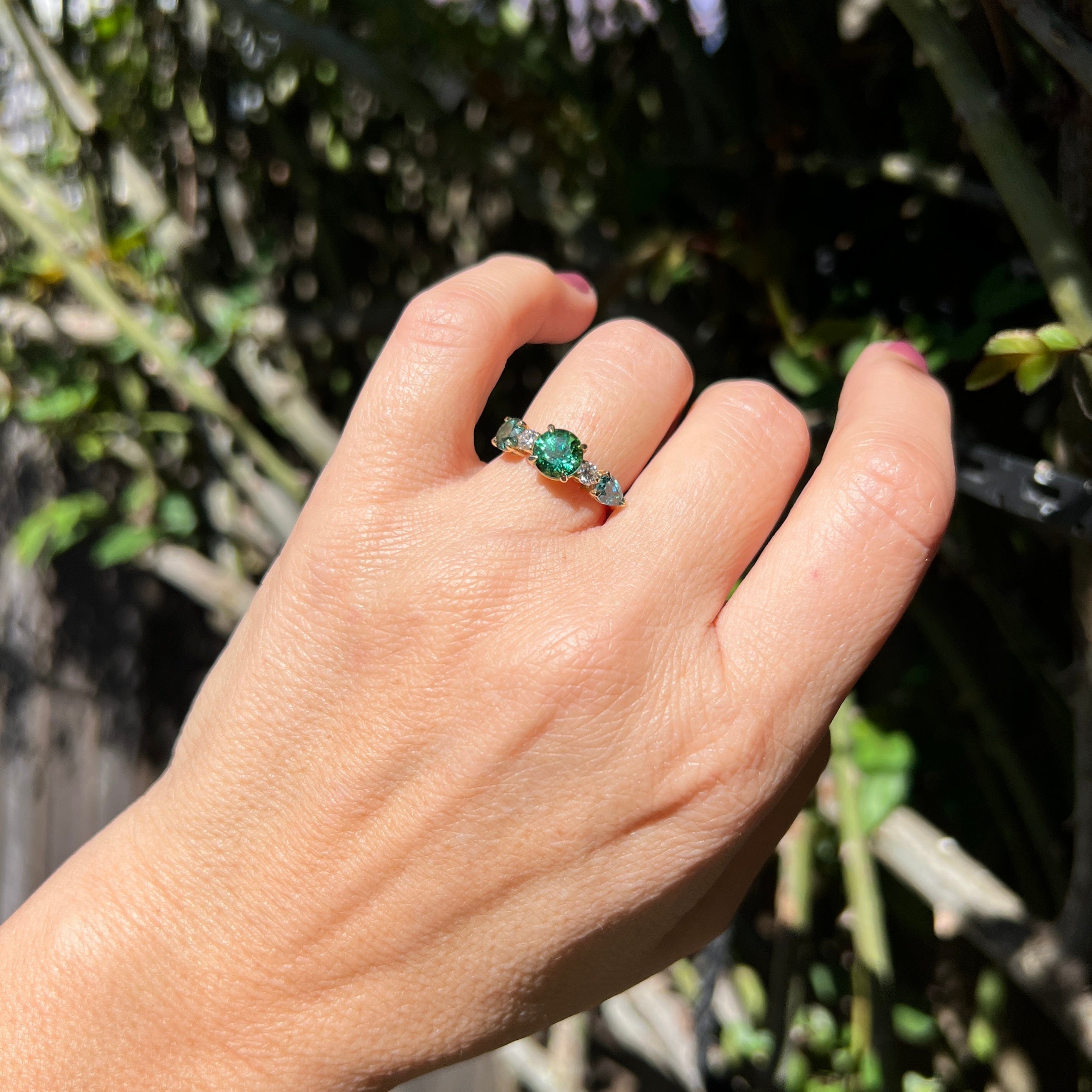 GREEN LIGHT RING sonomajewel