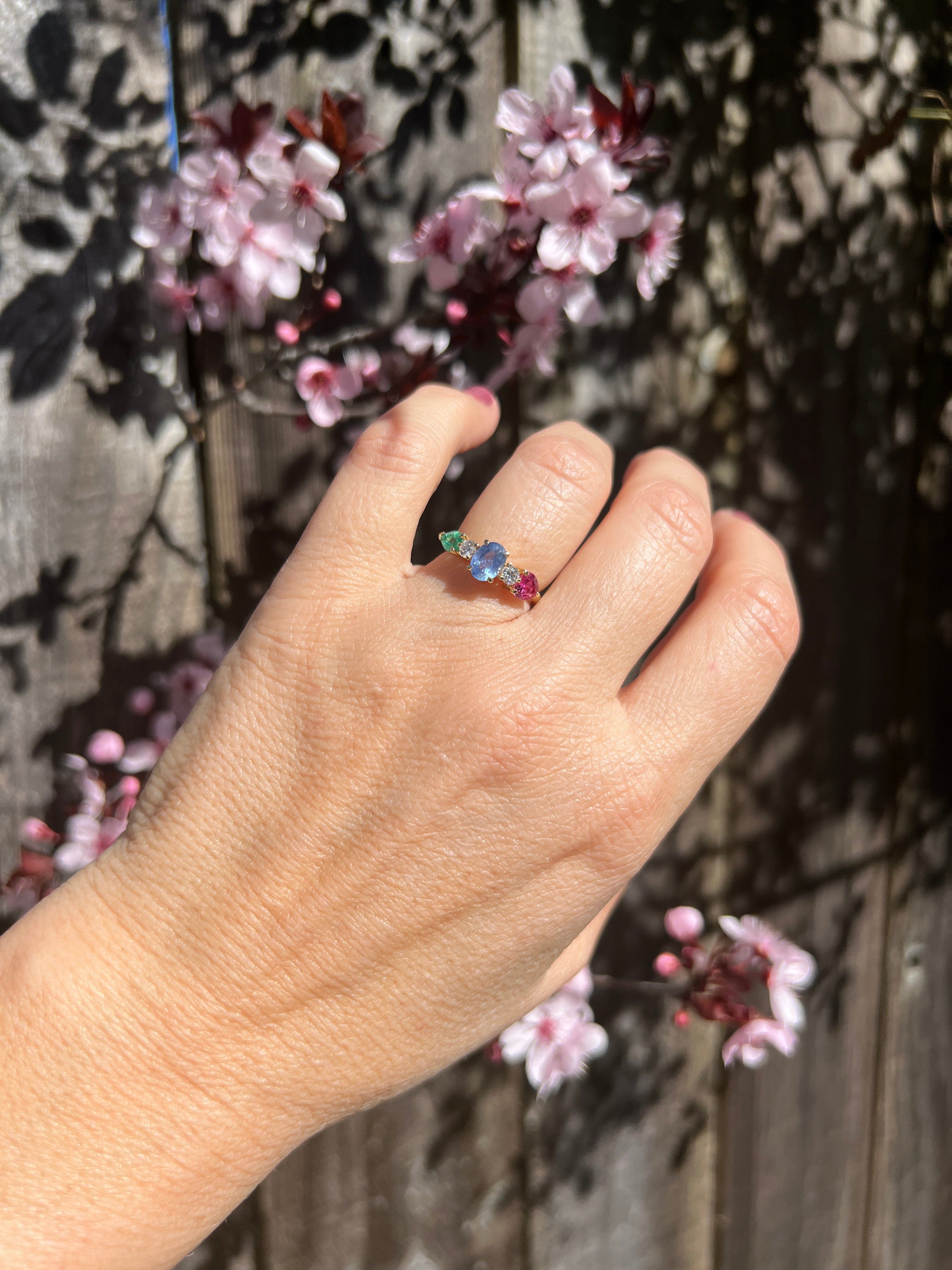 SKY BLUE INSIGHT RING sonomajewel