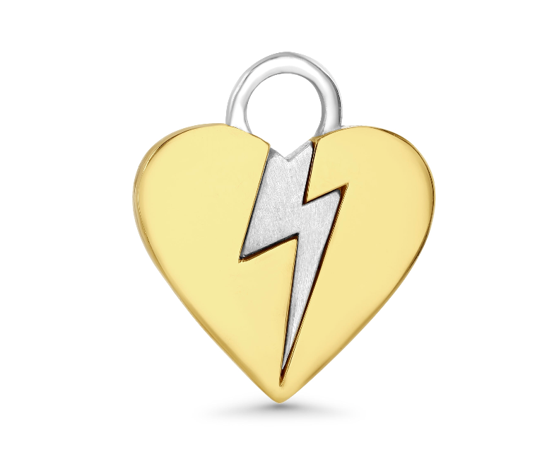 BOLD LOVE HEART CHARM