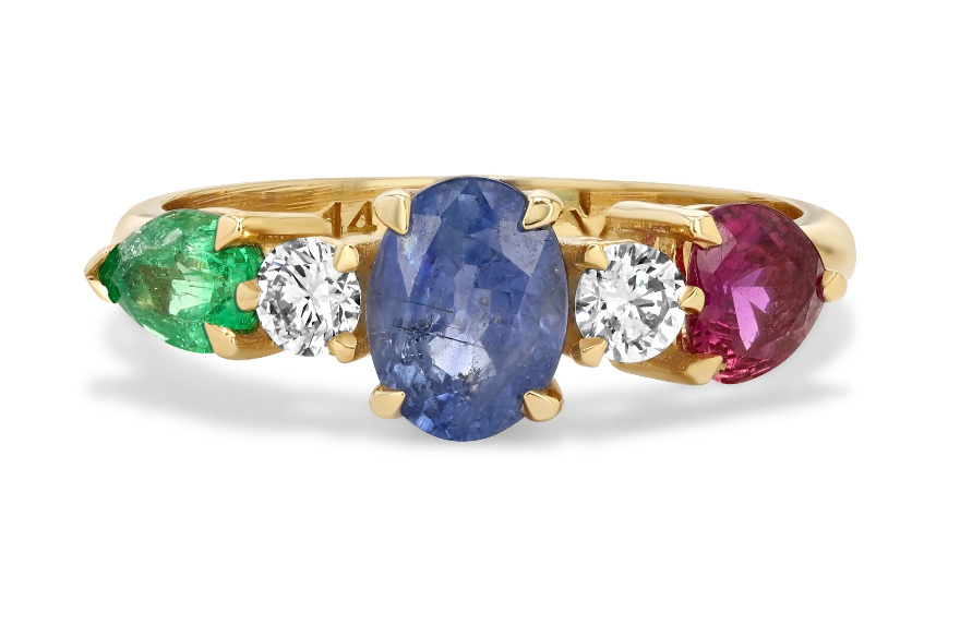SKY BLUE INSIGHT RING
