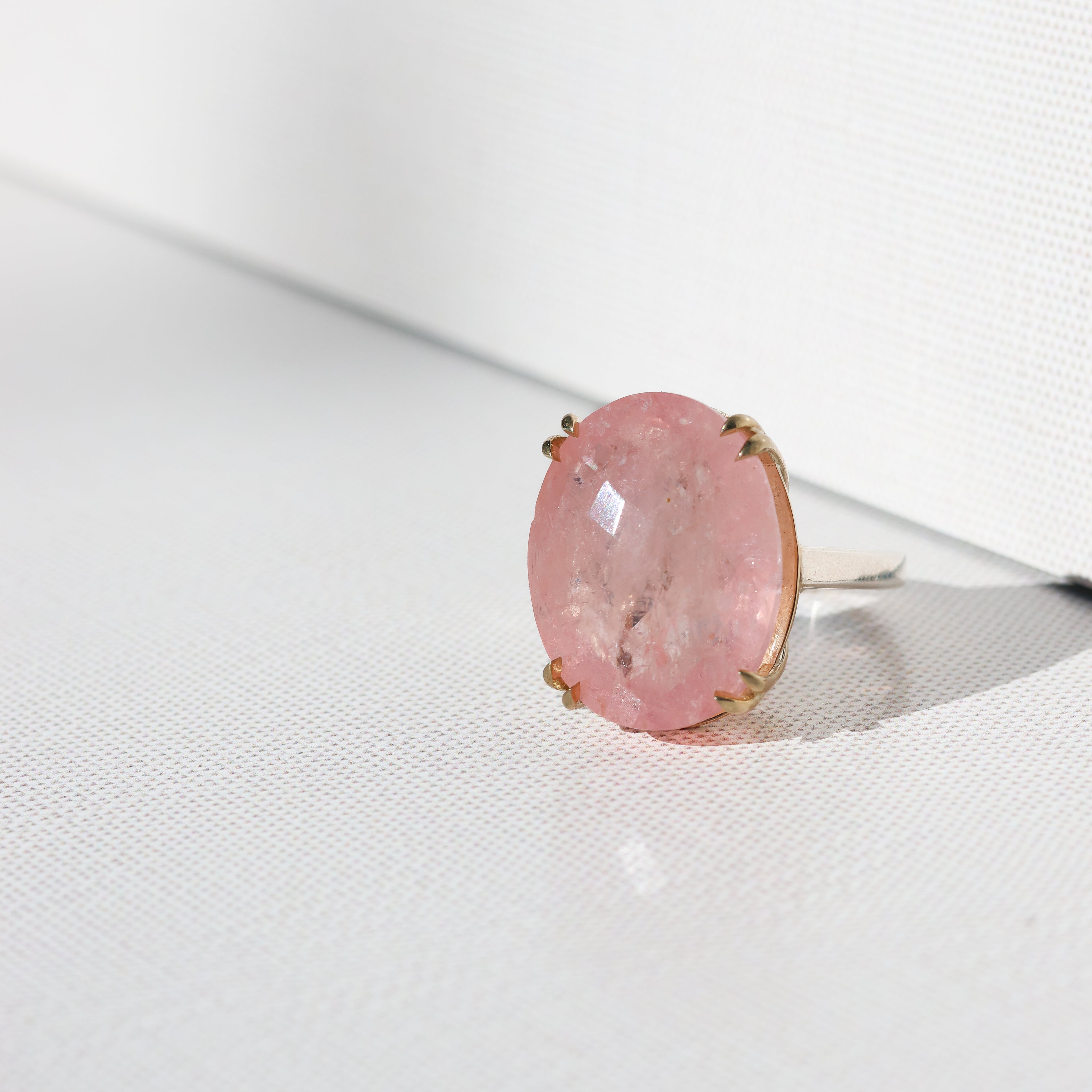 Morganite Power Ring