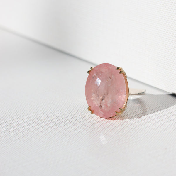 Morganite Power Ring