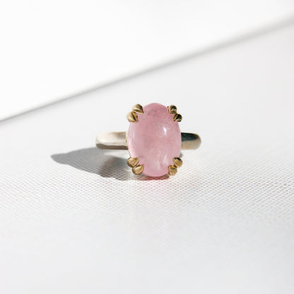Morganite Cabochon Ring