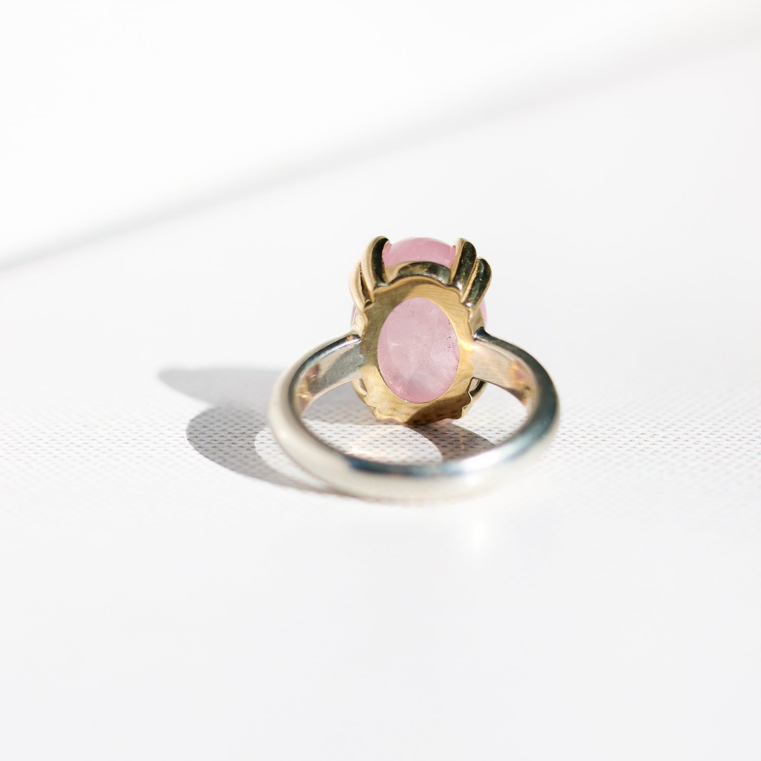 Morganite Cabochon Ring