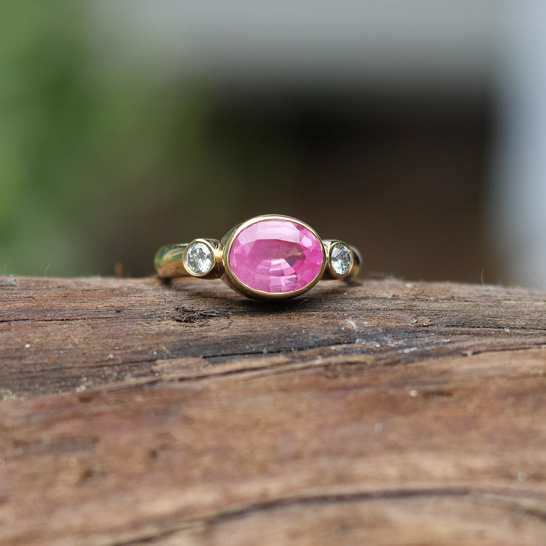 Cotton Candy Pink Tourmaline Ring
