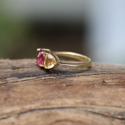 Pink In Love Ring