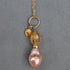 CITRINE PEARL DREAM CATCHER NECKLACE