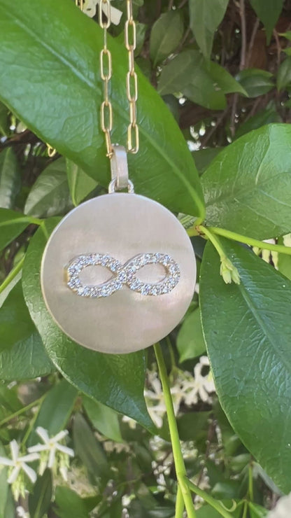 Diamond Infinity Necklace